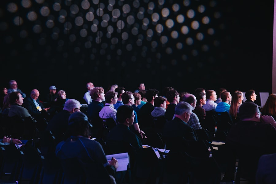 Town hall audience during keynote